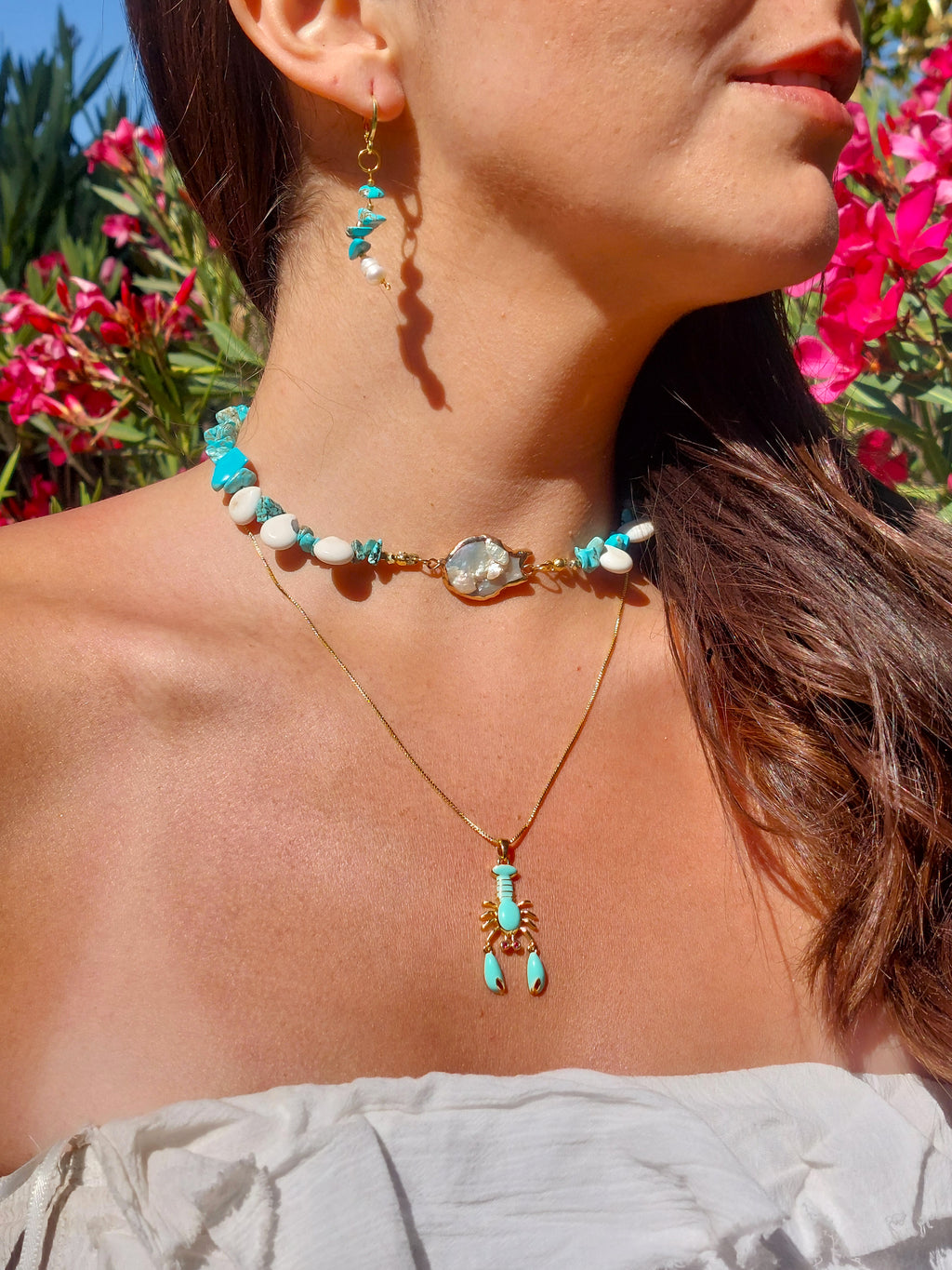 Chocker Star Ligth Blue