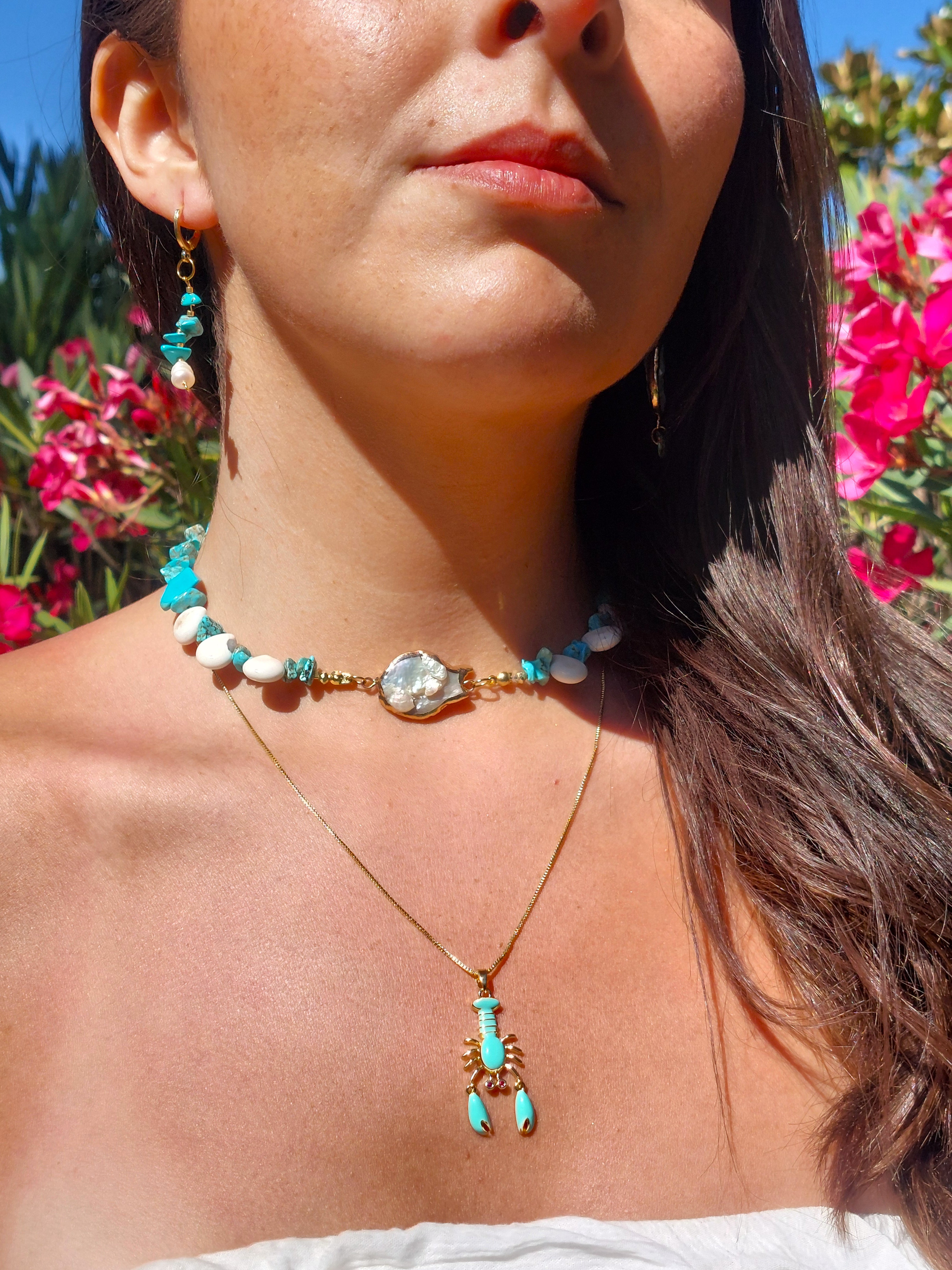 Chocker Star Ligth Blue