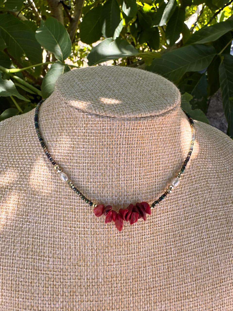 Chocker Coral Profundo