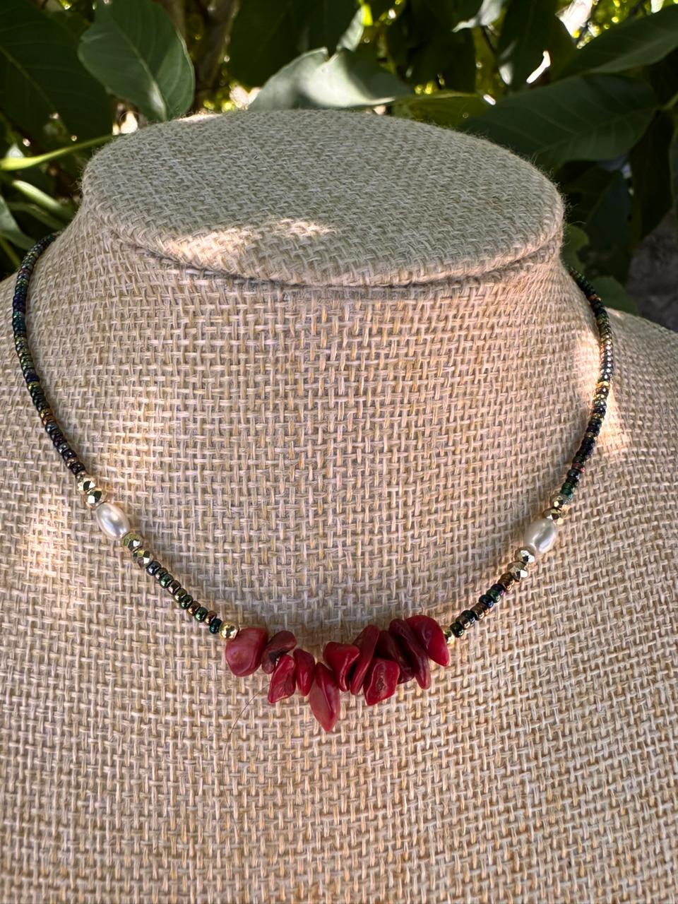 Chocker Coral Profundo